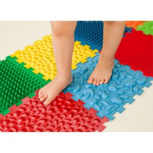 Masážna ortopedická podložka Puzzle "Mix" 10 prvkov